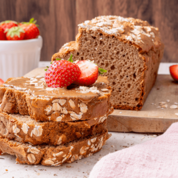 Glutenvrij pindakaas kwarkbrood