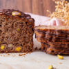 Glutenvrij bananenbrood met chocolade en pistachenoten