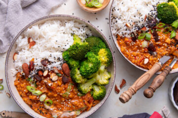 Linzen curry met ras el hanout