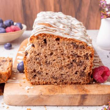 Glutenvrije stracciatella ontbijt cake